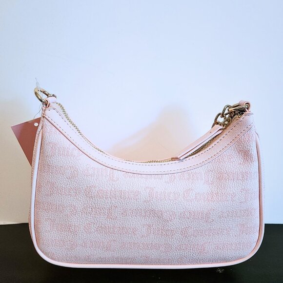 Juicy Couture Baby Pink Shoulder Bag | NWT | Y2K Coquette w/ Gold Lock - Picture 4 of 15